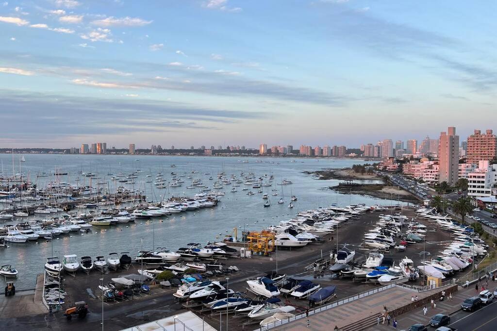 Apartamento Moderno Con Excelente Vista Al Puerto Punta del Este Exterior photo